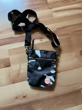 Shorty Love Black Camo Crossbody Bag